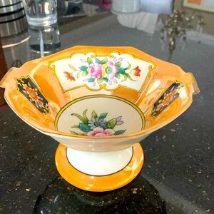 Noritake vintage retired small china bowl with stand
